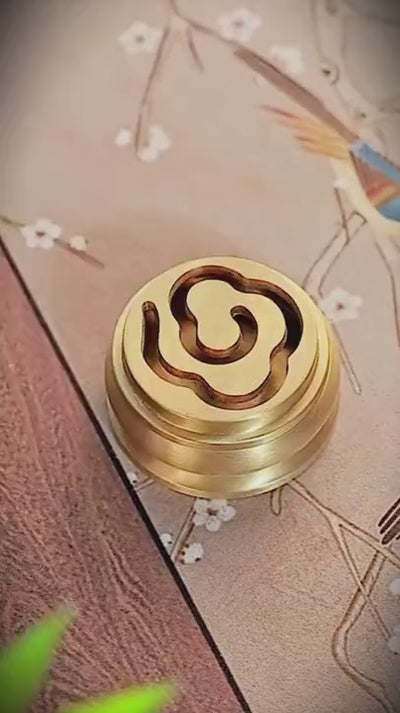 Coffret Brûleur d'Encens 3 pièces Laiton