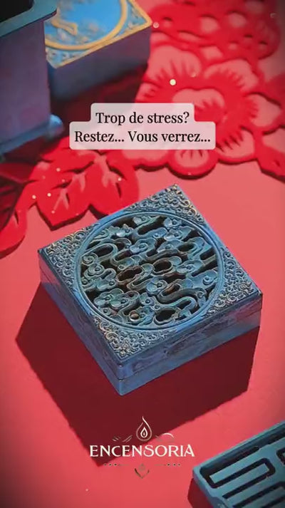 Coffret Outils d’Encens en Cuivre Antique – 9 Pièces