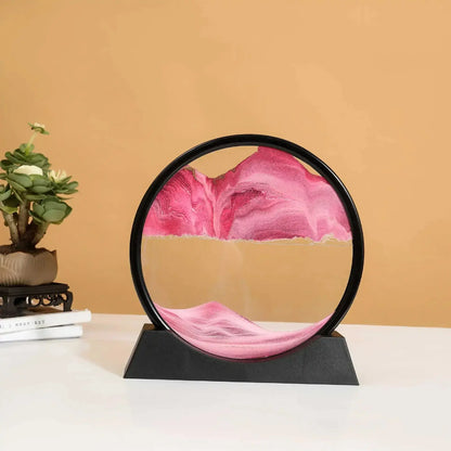 Décoration sable mouvant rond Feng Shui relaxante