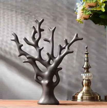 Figurine Feng Shui décorative en céramique pour salon zen