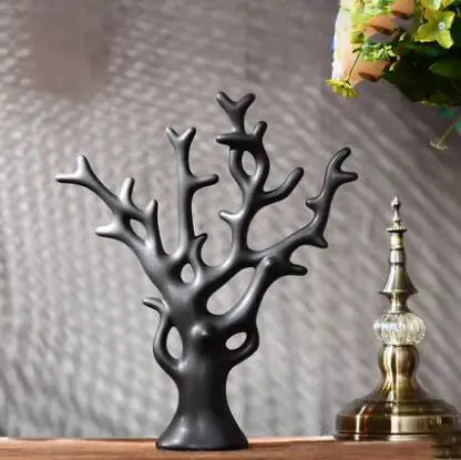 Statuette Feng Shui en céramique style minimaliste moderne