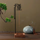 Soporte Incienso Varilla – Madera & Metal Caligrafía China