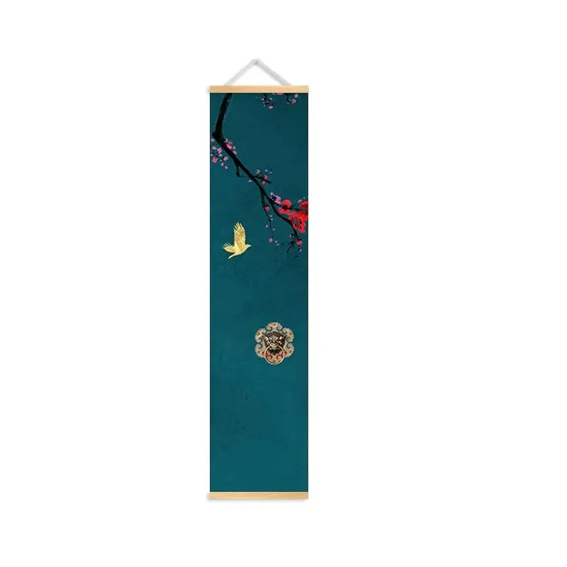 Tableau mural japonais moderne style kakemono
