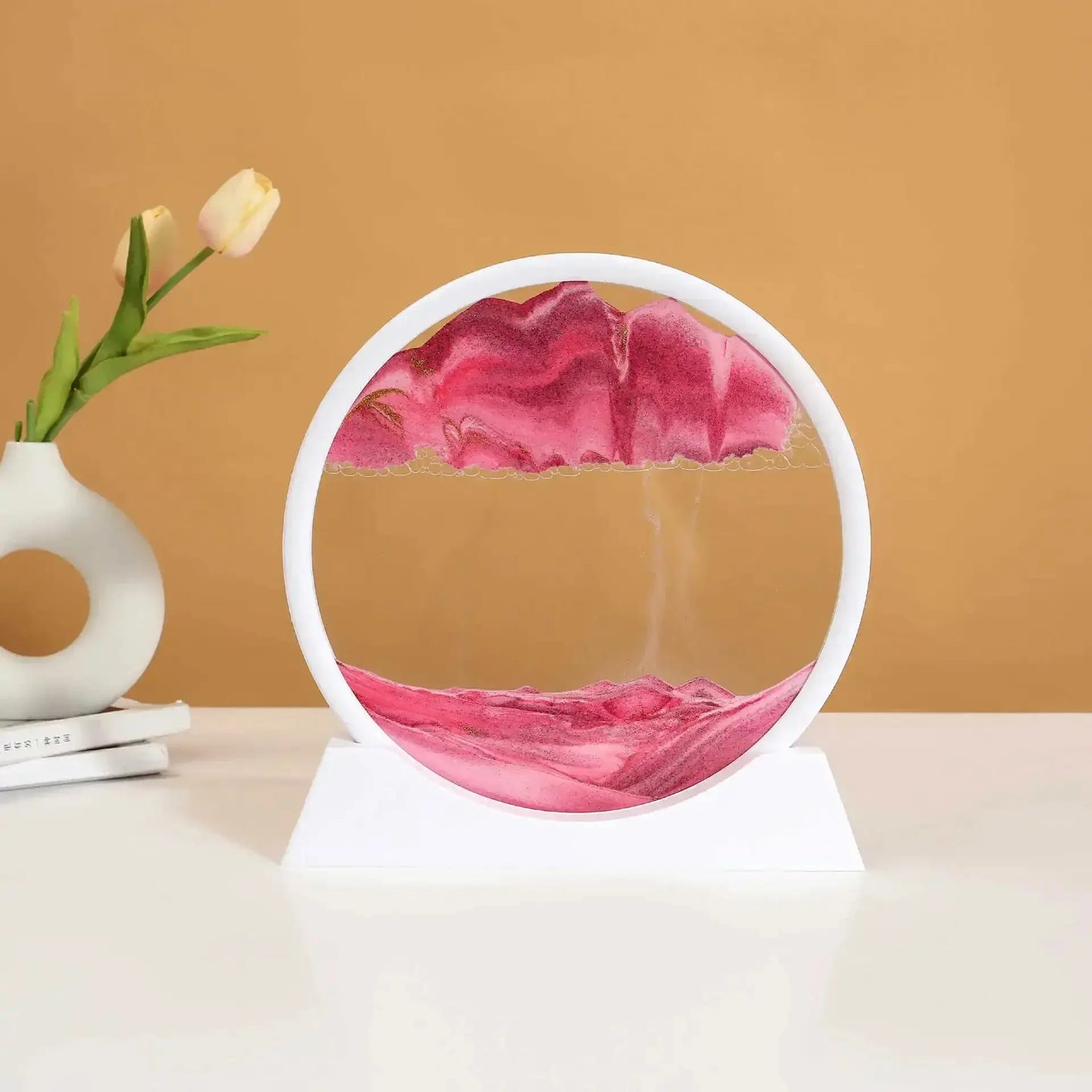 Tableau Feng Shui rond décoration zen intérieure