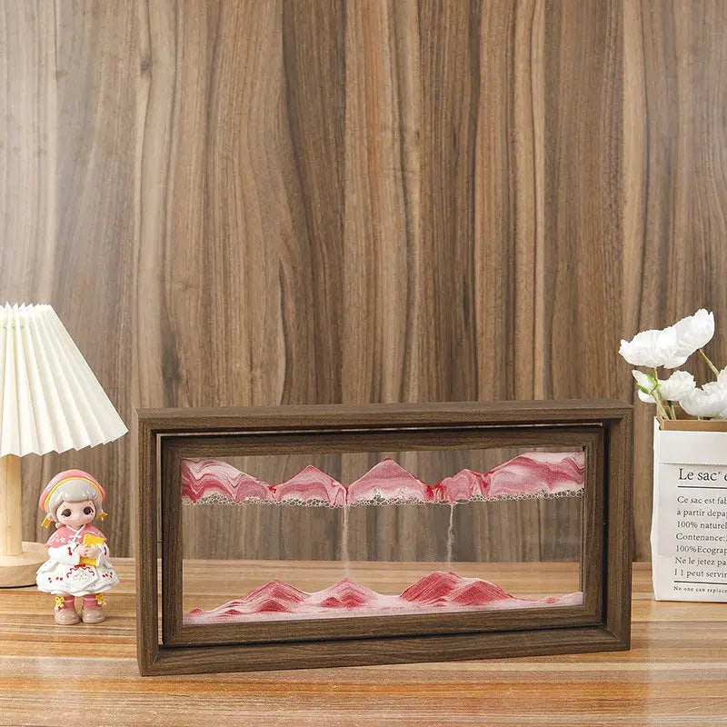 Tableau sable mouvant pour bureau détente Feng Shui