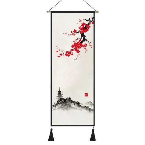 Tenture orientale pour décoration intérieure zen