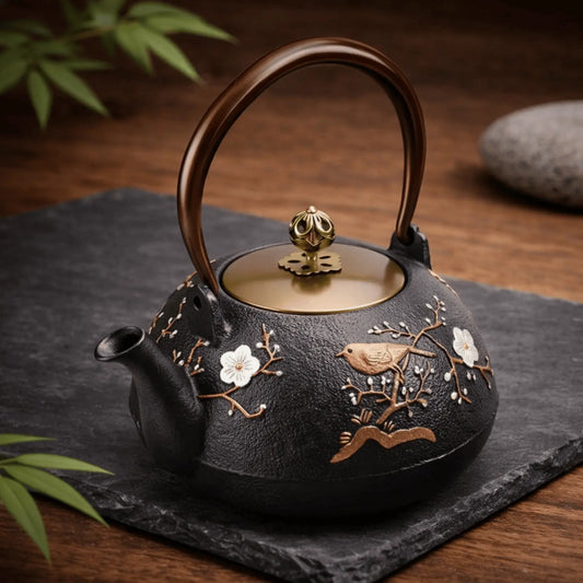 Théière en Fonte Japonaise – Style Traditionnel 1L ENCENSORIA