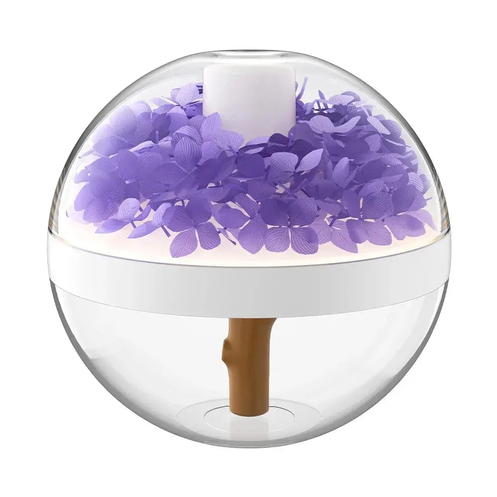 veilleuse florale diffuseur d’huiles essentielles
